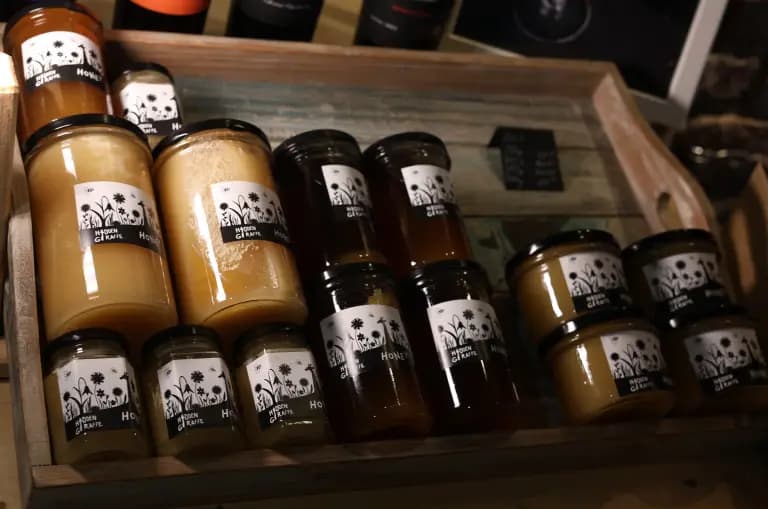 Hidden Giraffe café — Honey 1