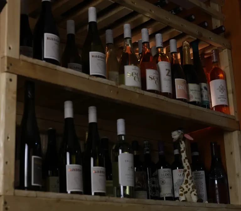 Hidden Giraffe café — Wine 1